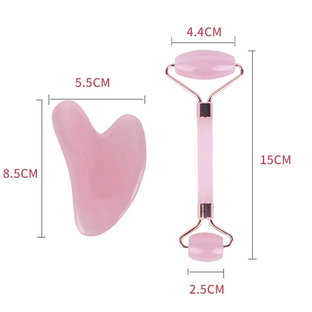 pink jade roller for face