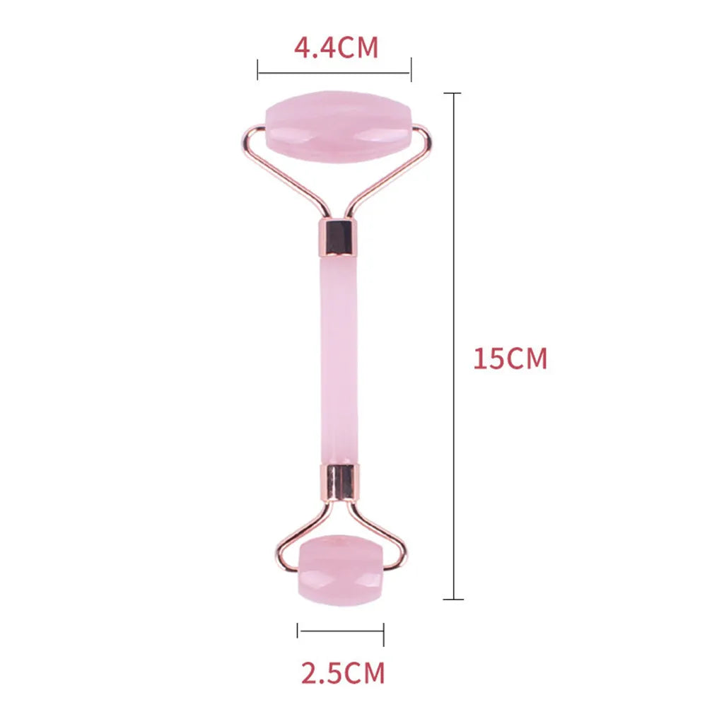 pink jade roller for face