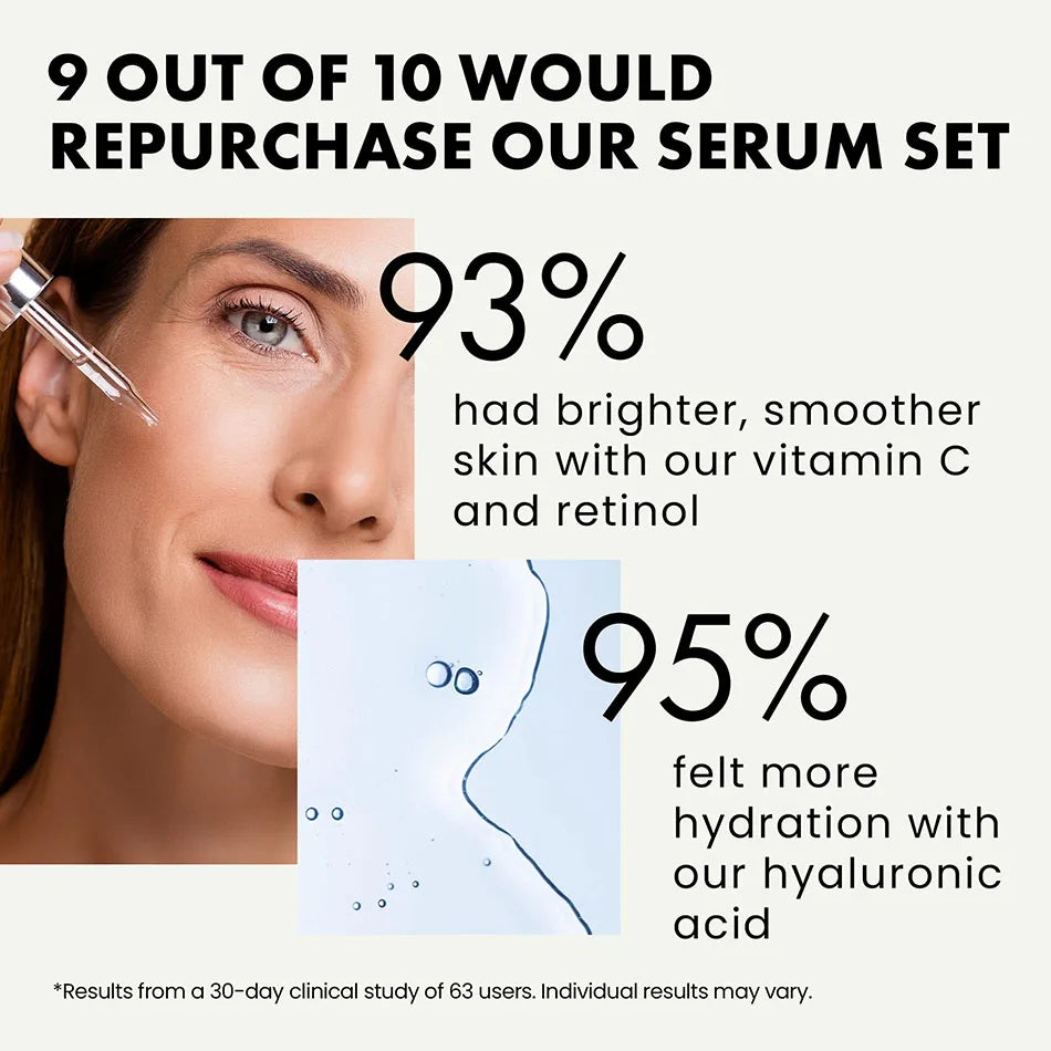 facial serums skincare set