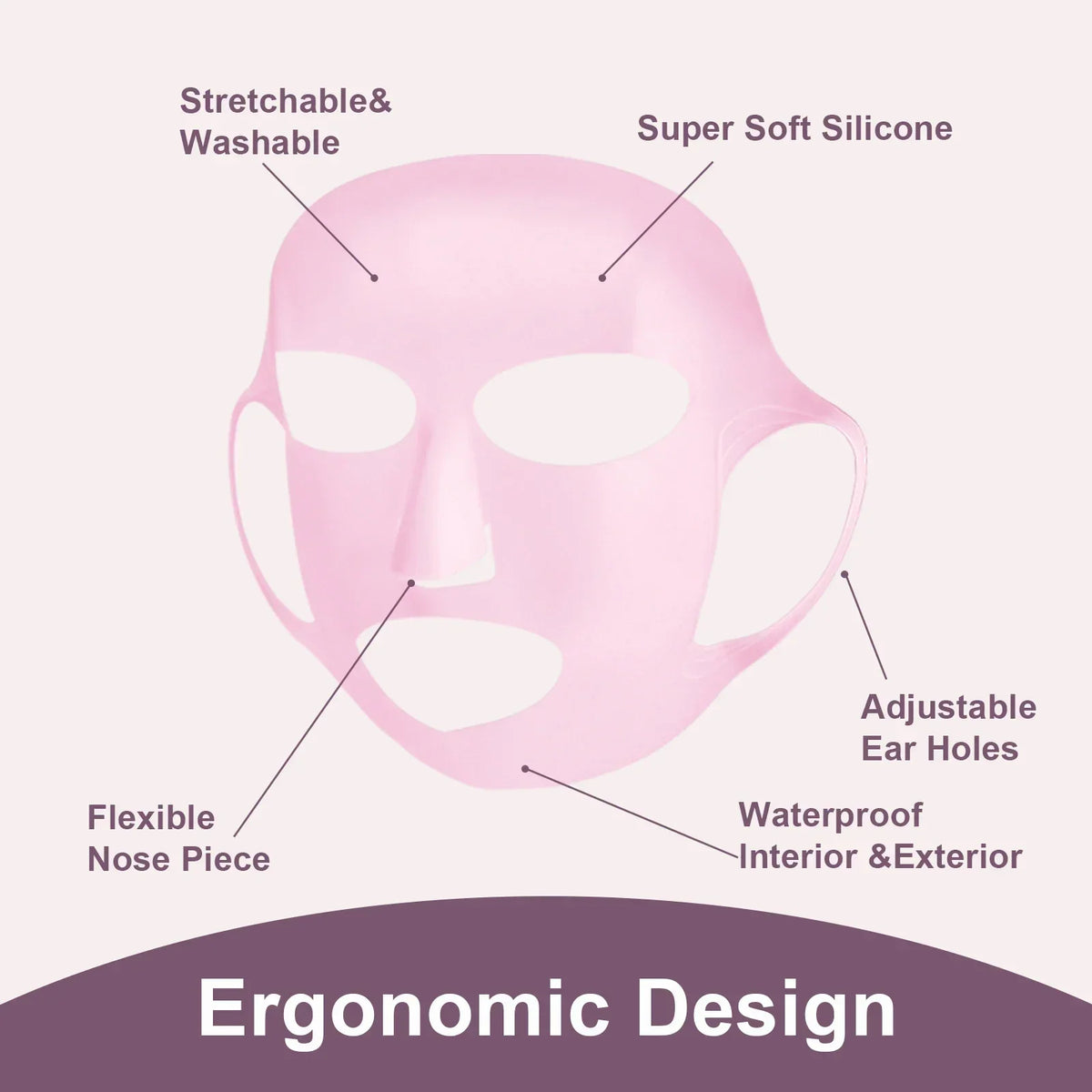 silicone sheet mask holder