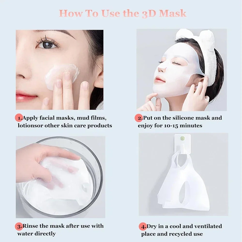 silicone sheet mask holder